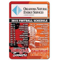 Magnetic Football Dual Schedules Magnet (3 3/4"x5 1/2")